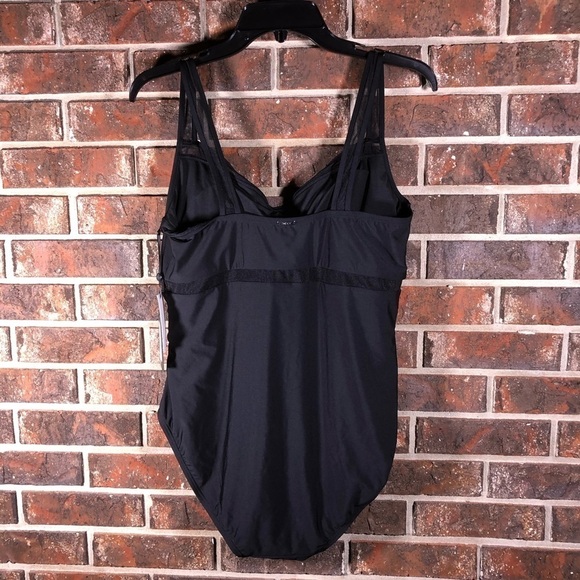 Dkny Mesh Slimming One Piece Swimsuit - Picture 5 of 7
